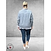 KAFFE CURVE Trui Niela Windward Blue Melange